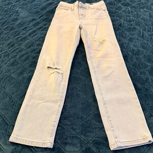 Kendall + Kylie Blue Icon High Rise Straight Jeans